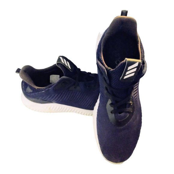 Size 10 adidas AlphaBounce Plus Collegiate Navy BW0542 Super Clean MSRP 139.00 - Picture 4 of 7